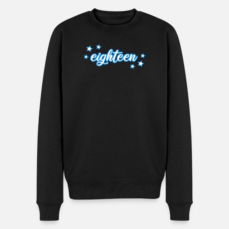 Dix-huitième anniversaire - Pull Premium bio Homme - noir