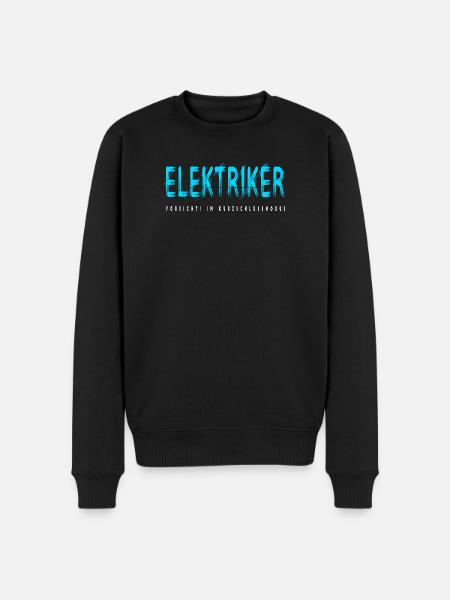Elektriker Handwerker Design - Männer Premium Bio Pullover - Schwarz