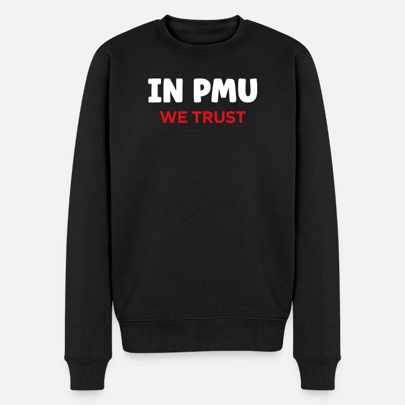 Pmu - Männer Premium Bio Pullover - Schwarz