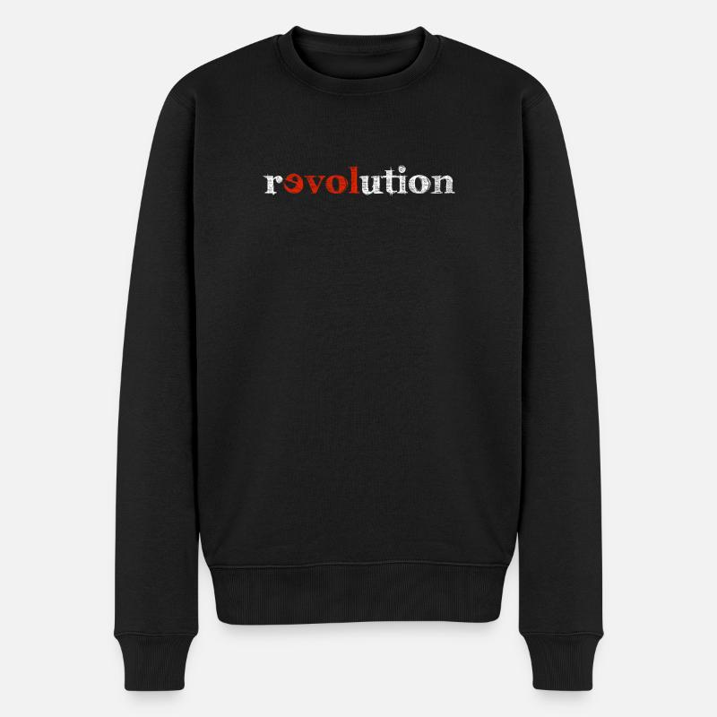 révolution - Pull Premium bio Homme - noir