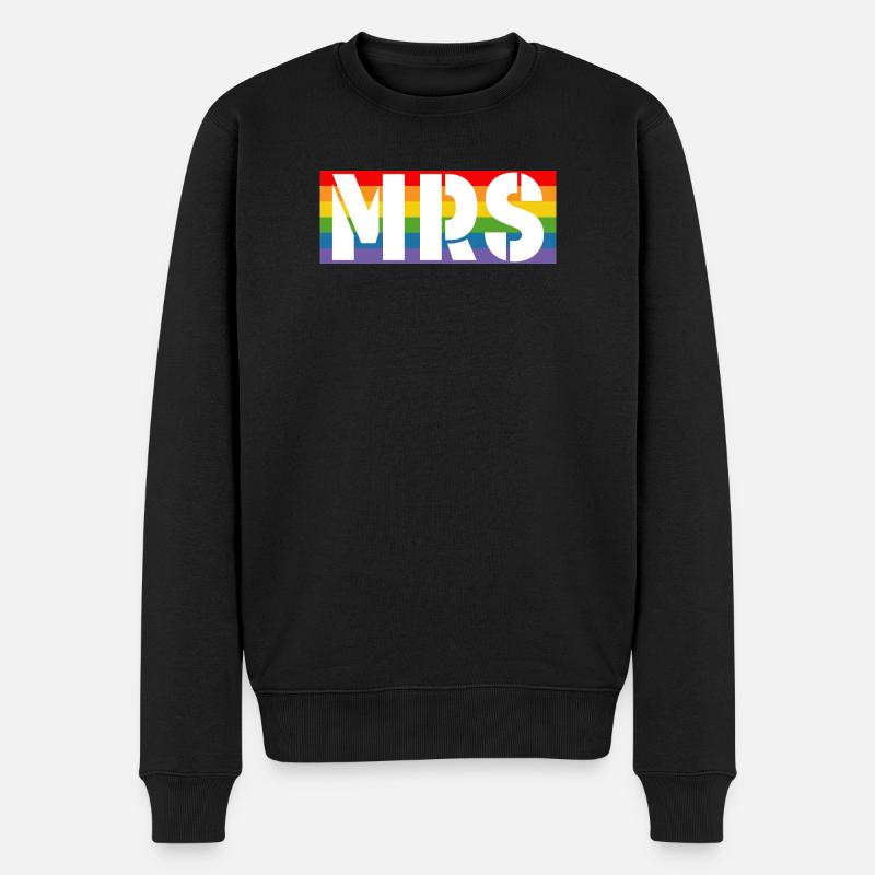 Chemise arc-en-ciel MRS - Pull Premium bio Homme - noir