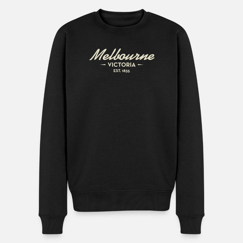 Melbourne - Pull Premium bio Homme - noir