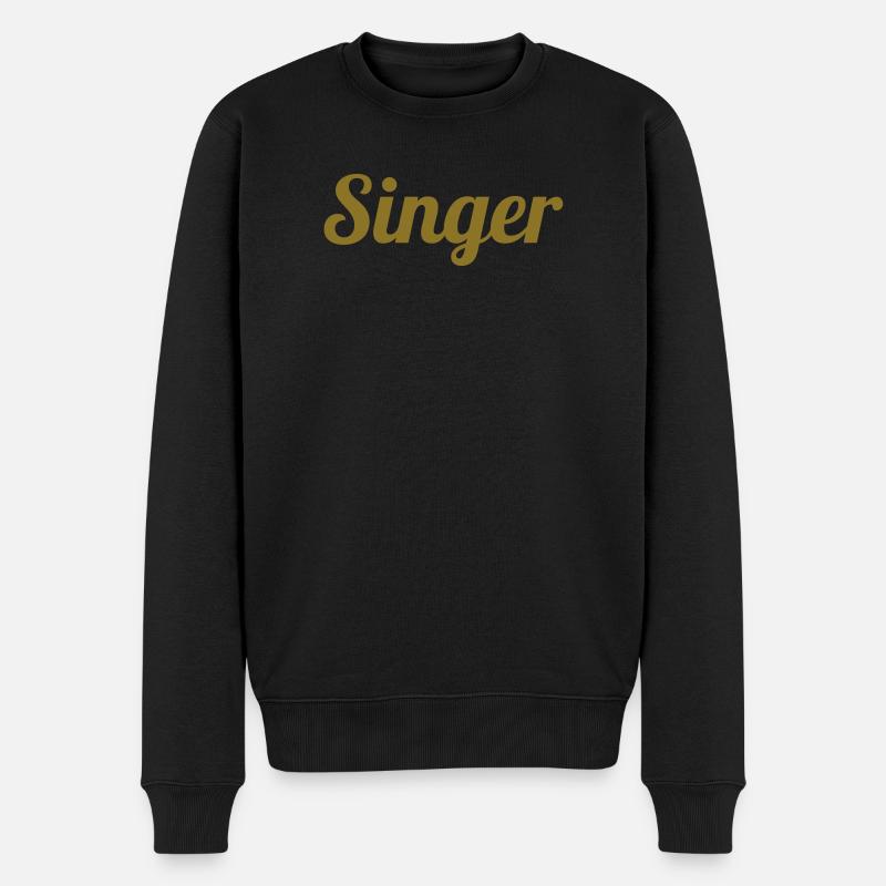 Singer - Pull Premium bio Homme - noir