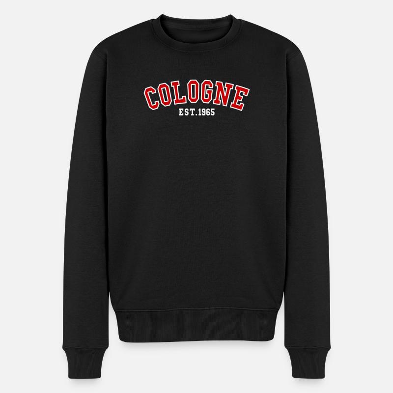 Cologne_Est_1965 - Pull Premium bio Homme - noir