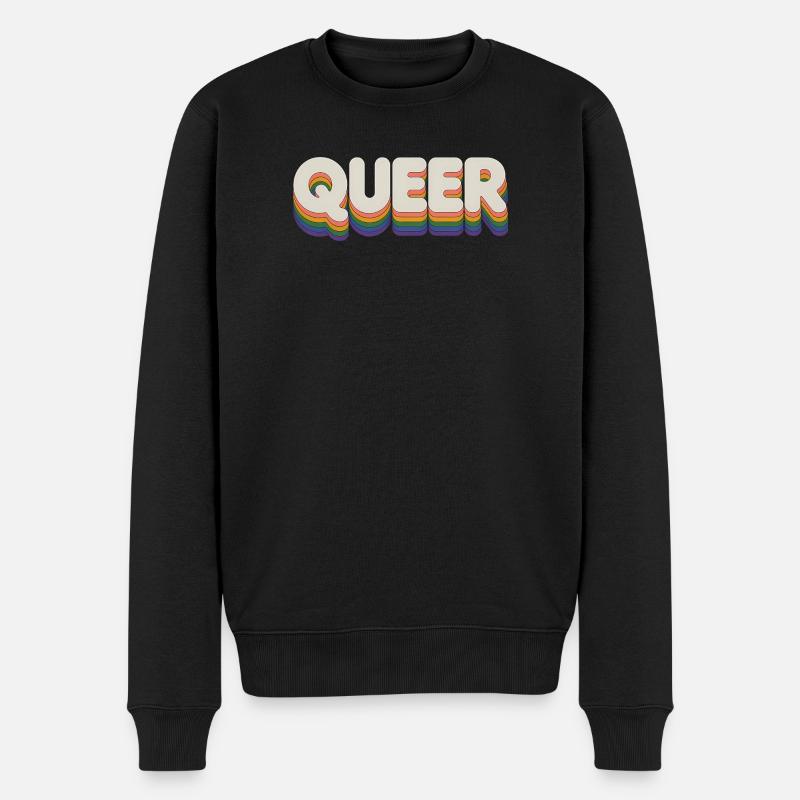 Queer - Cool Pride Logo - Pull Premium bio Homme - noir