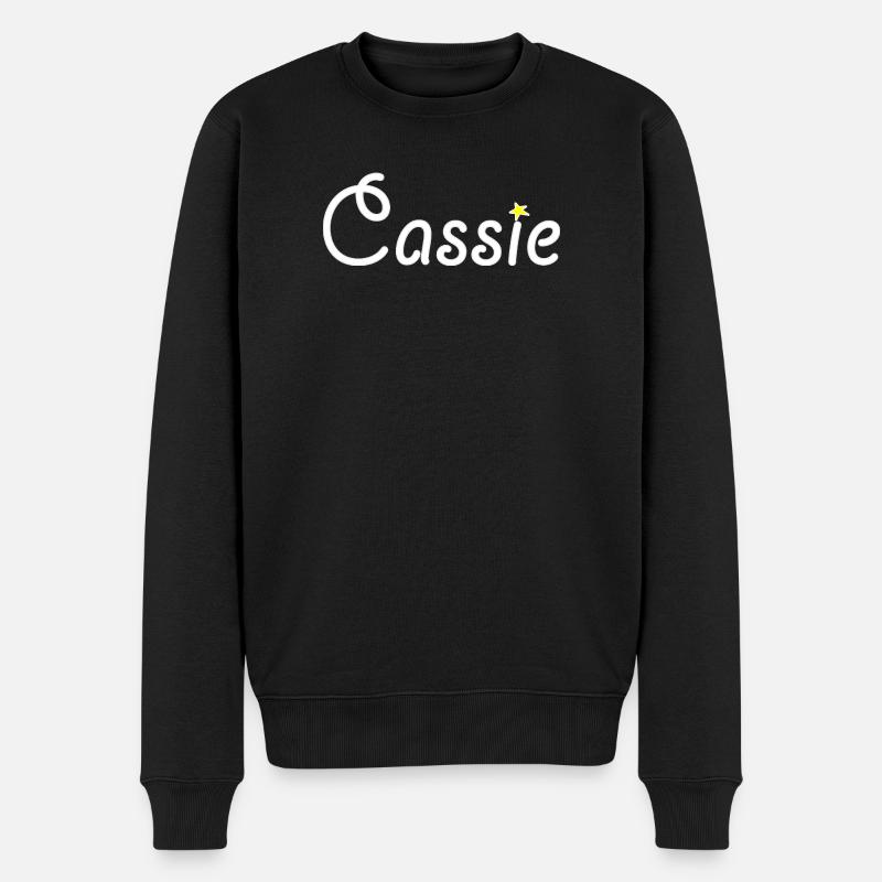 Cassie - Pull Premium bio Homme - noir