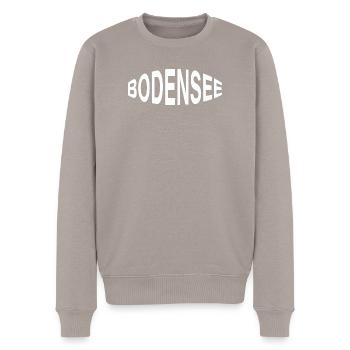 Lac de Constance - Pull Premium bio Homme - taupe - Devant - Nico (187cm)