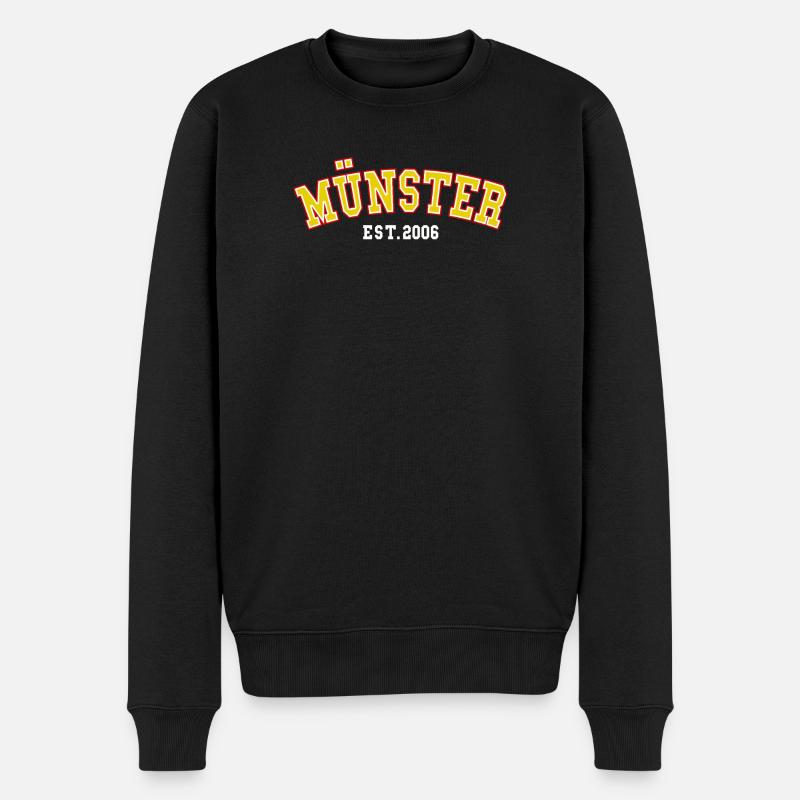 Münster Fondée en 2006 - Pull Premium bio Homme - noir