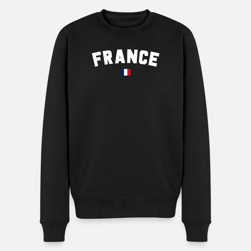 France  - Pull Premium bio Homme - noir