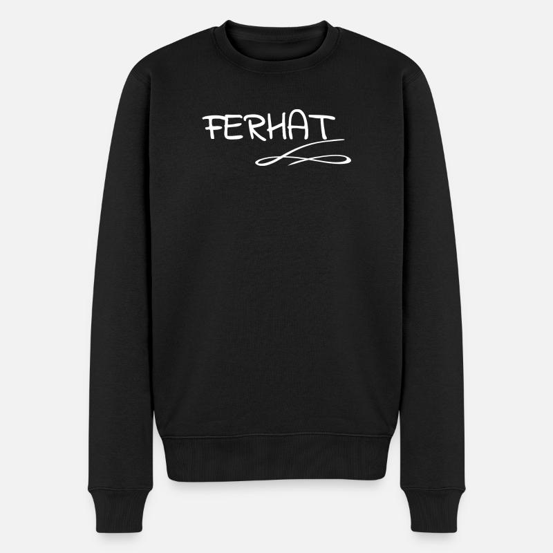 Ferhat - Pull Premium bio Homme - noir