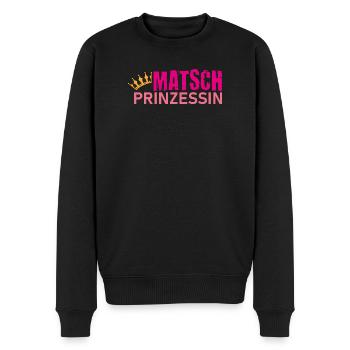 Muddy run shirt Matsch Prinzessin Laufshirt Team - Männer Premium Bio Pullover - Schwarz - Vorne - Nico (187cm)