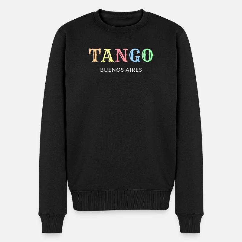 Tango Buenos Aires - Pull Premium bio Homme - noir