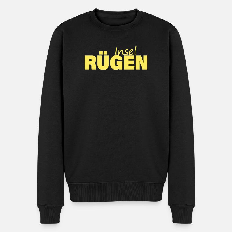 Île de Rügen - Pull Premium bio Homme - noir