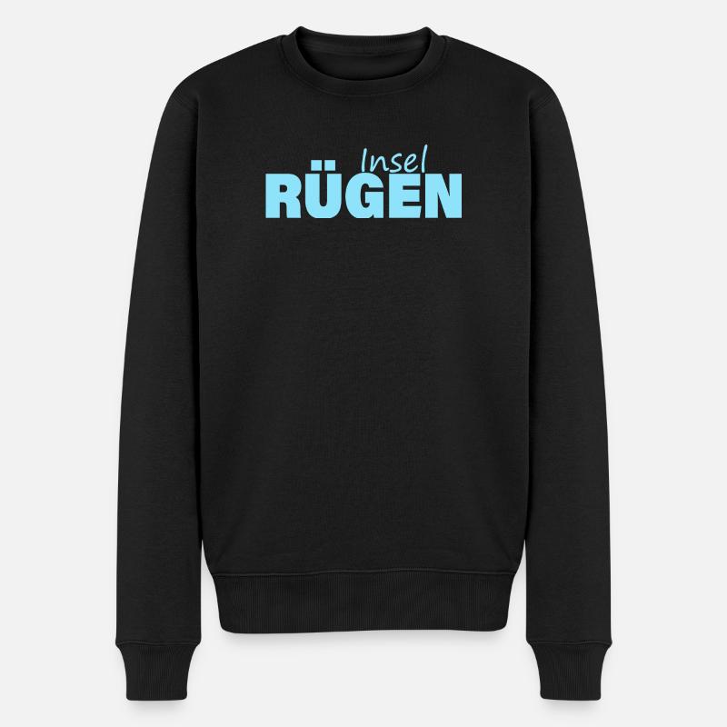 Île de Rügen - Pull Premium bio Homme - noir