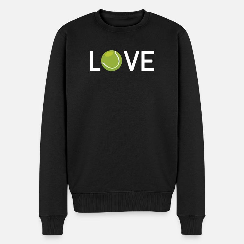 Amateur de tennis - Pull Premium bio Homme - noir