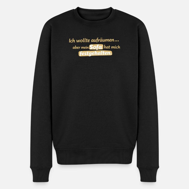 Chaînes de canapé : Refus de ranger - Pull Premium bio Homme - noir