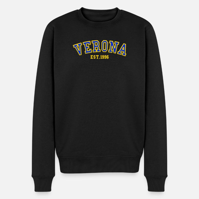 Vérone fondée en 1996 - Pull Premium bio Homme - noir