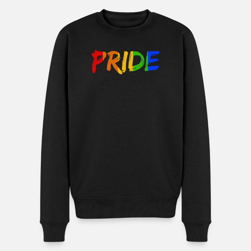 PRIDE - Pull Premium bio Homme - noir