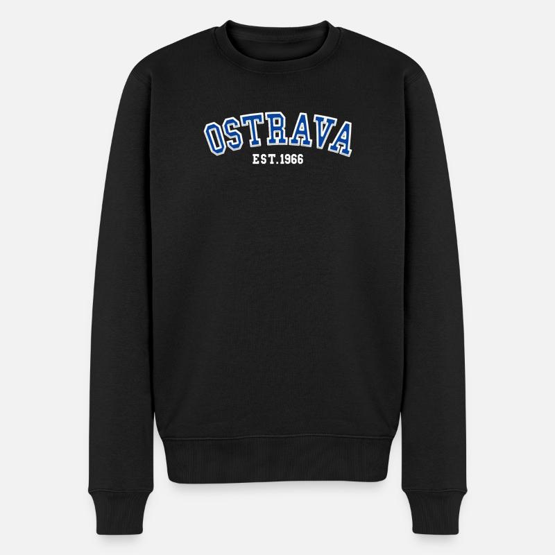 Ostrava Fondée en 1966 - Pull Premium bio Homme - noir