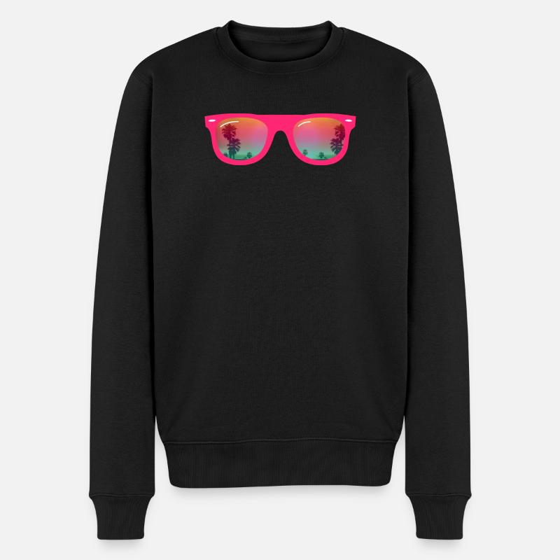 Sunglasses - Sonnenbrille - Männer Premium Bio Pullover - Schwarz