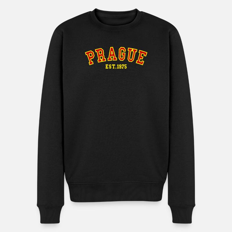 Prague_Est_1975 - Pull Premium bio Homme - noir