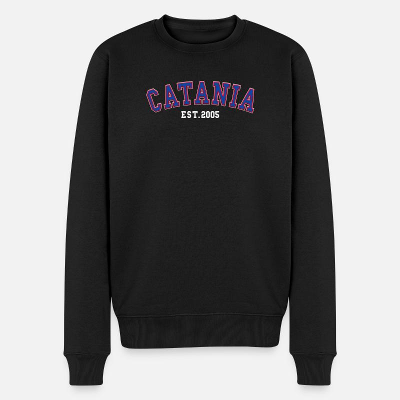 Catane Fondé en 2005 - Pull Premium bio Homme - noir
