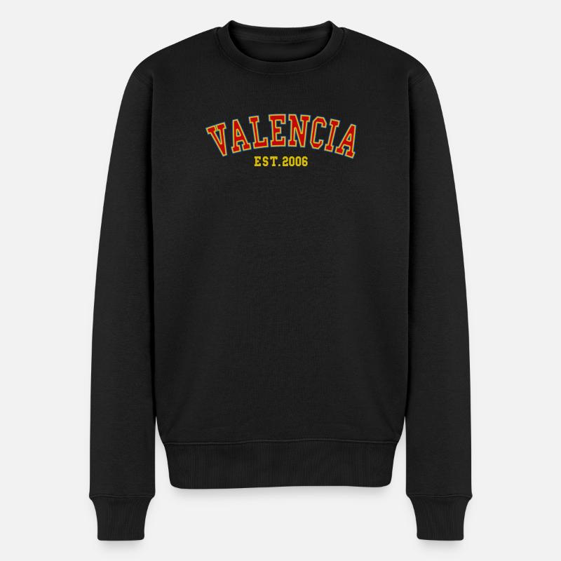 Valencia gegründet 2006 - Männer Premium Bio Pullover - Schwarz