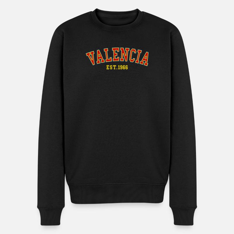 Valencia gegründet 1966 - Männer Premium Bio Pullover - Schwarz