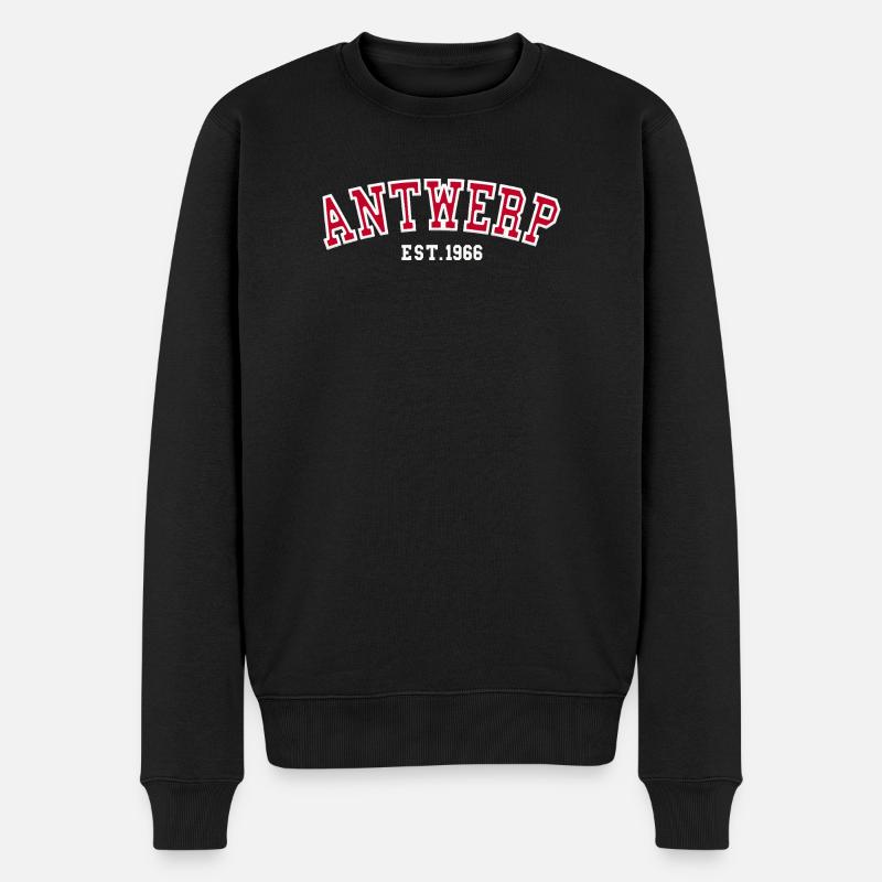 Antwerpen gegründet 1966 - Männer Premium Bio Pullover - Schwarz
