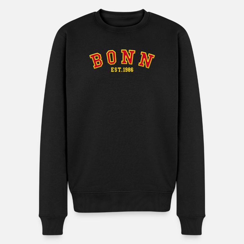 Bonn gegründet 1986 - Männer Premium Bio Pullover - Schwarz