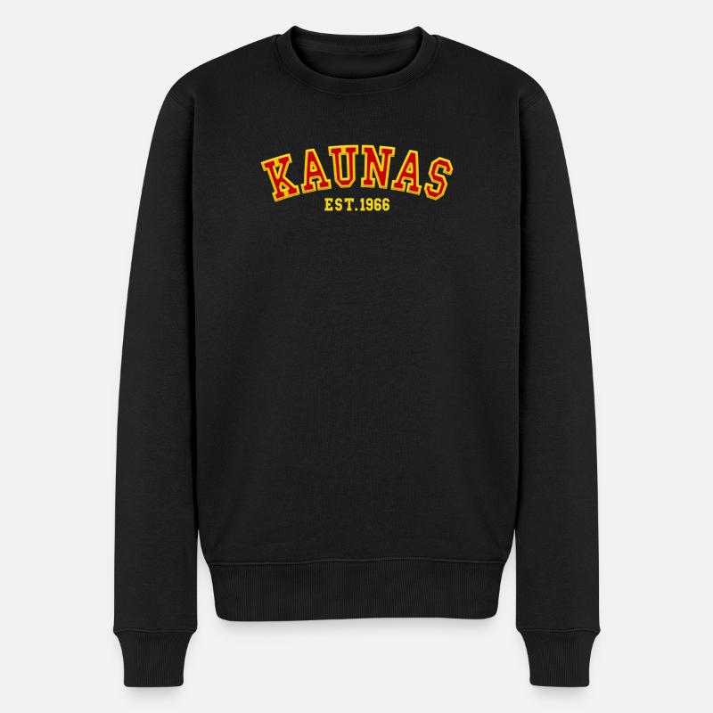Kaunas Fondée en 1966 - Pull Premium bio Homme - noir