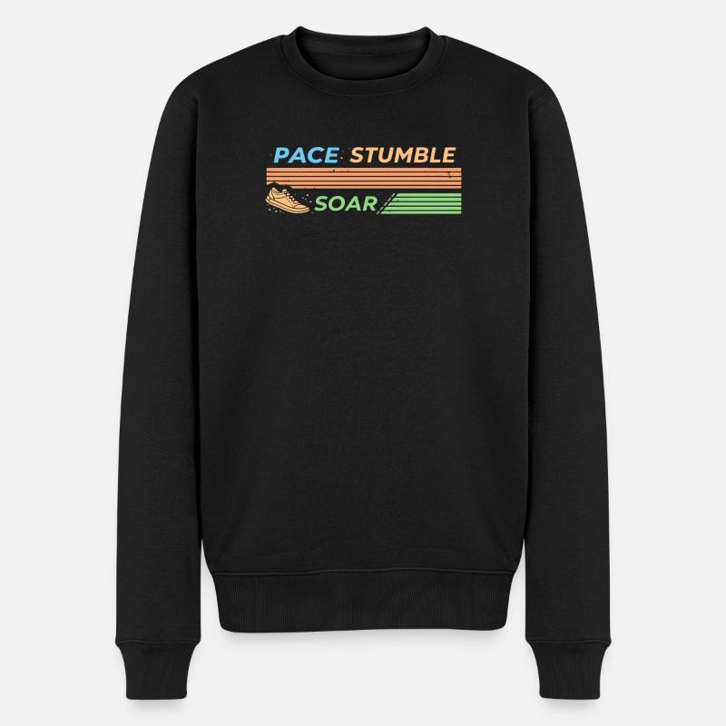 PACE STUMBLE SOAR - Pull Premium bio Homme - noir
