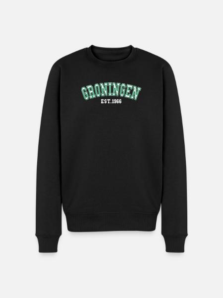 Groningen Est. 1966 - Men's Premium Organic Jumper - black