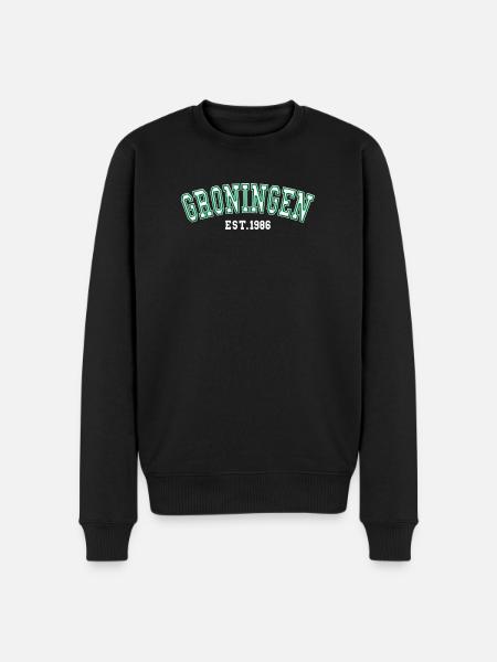 Groningen Est. 1986 - Men's Premium Organic Jumper - black