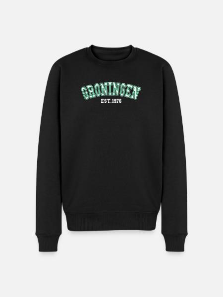 Groningen Est. 1976 - Men's Premium Organic Jumper - black