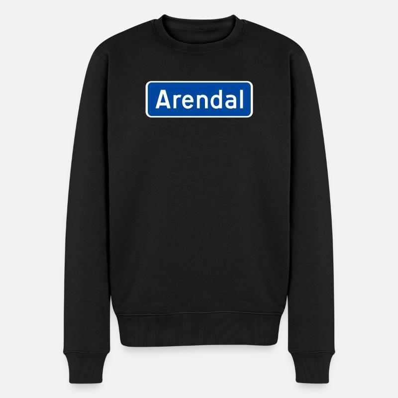 Arendal - Pull Premium bio Homme - noir