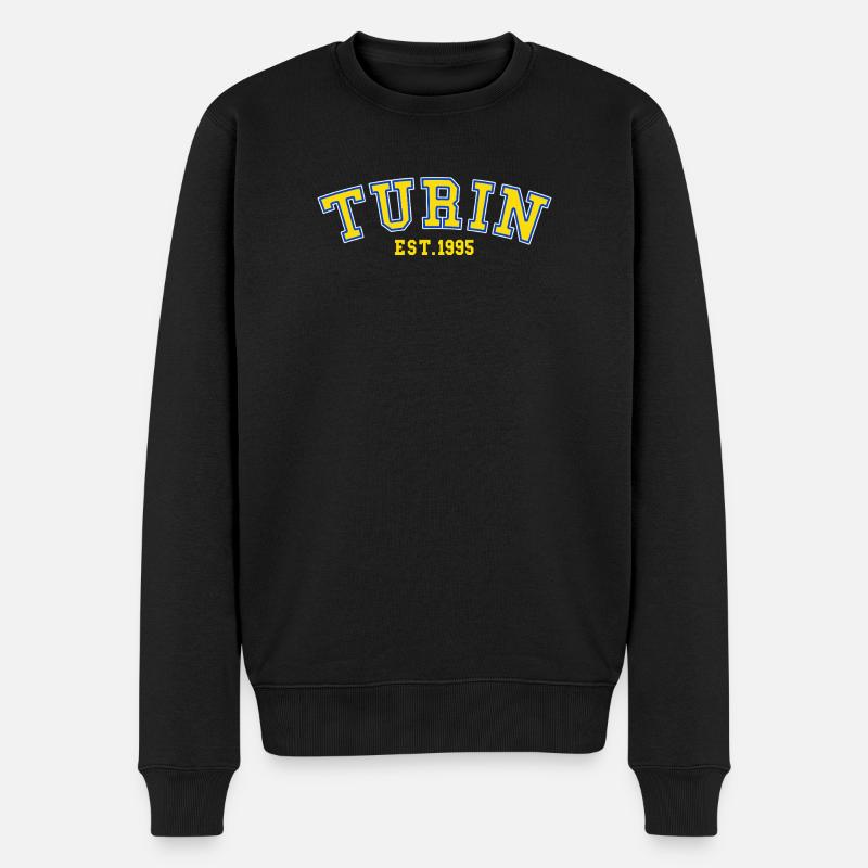 Turin Est.1995 - Pull Premium bio Homme - noir