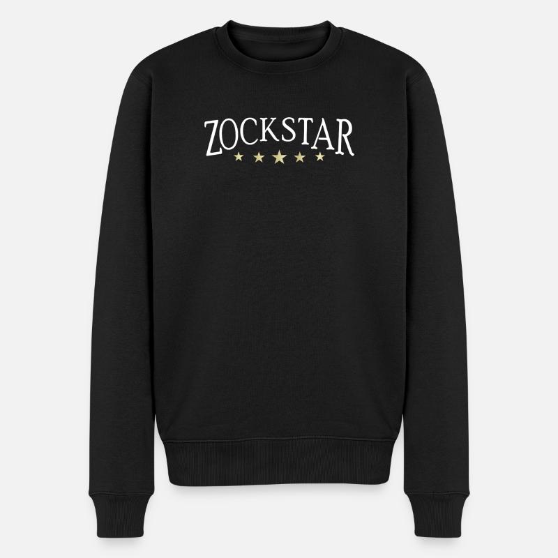 Zockstar Gaming, jeux et équipes - Pull Premium bio Homme - noir