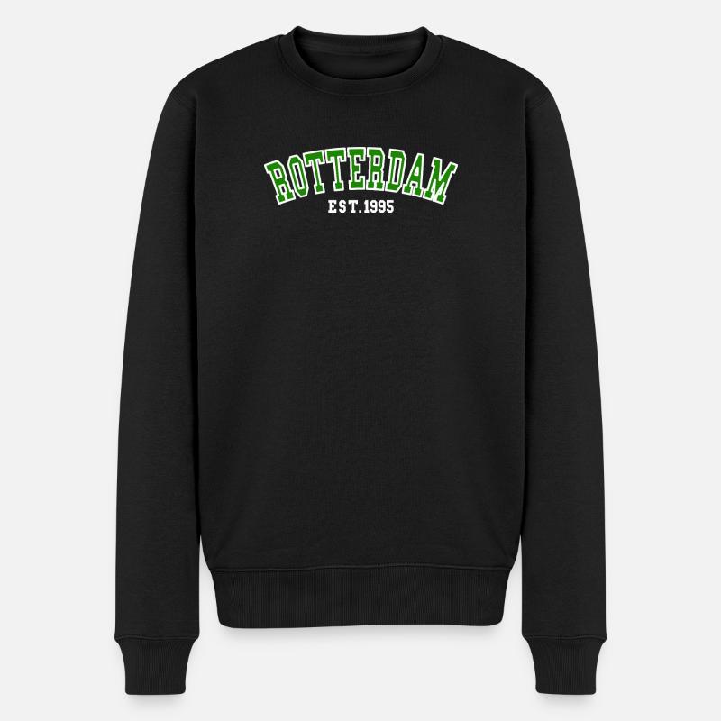 Rotterdam Est.1995 - Pull Premium bio Homme - noir