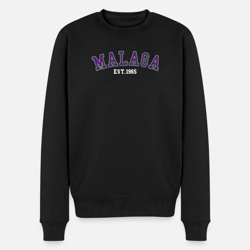 Malaga Est. 1965 - Pull Premium bio Homme - noir