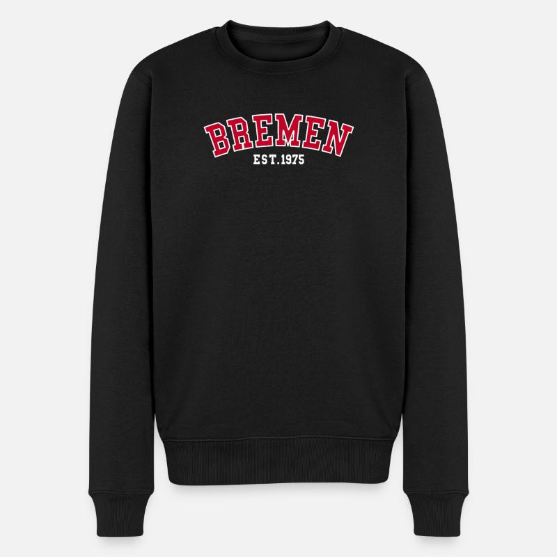 Brême Est. 1975 - Pull Premium bio Homme - noir