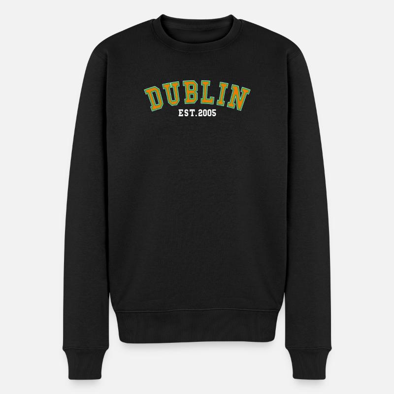 Fondé à Dublin 2005 - Pull Premium bio Homme - noir