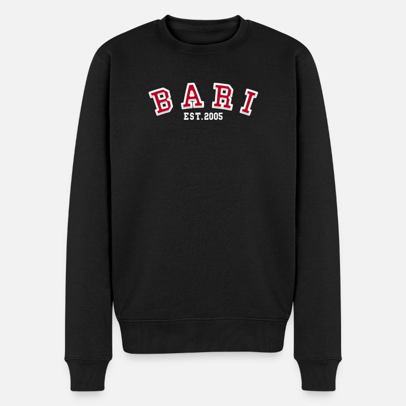 Bari Est 2005 - Männer Premium Bio Pullover - Schwarz