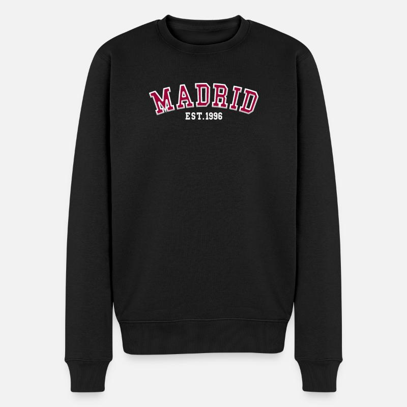 Madrid Fondée en 1996 - Pull Premium bio Homme - noir
