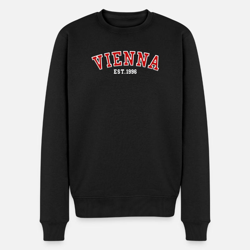 Wien gegründet 1996 - Männer Premium Bio Pullover - Schwarz