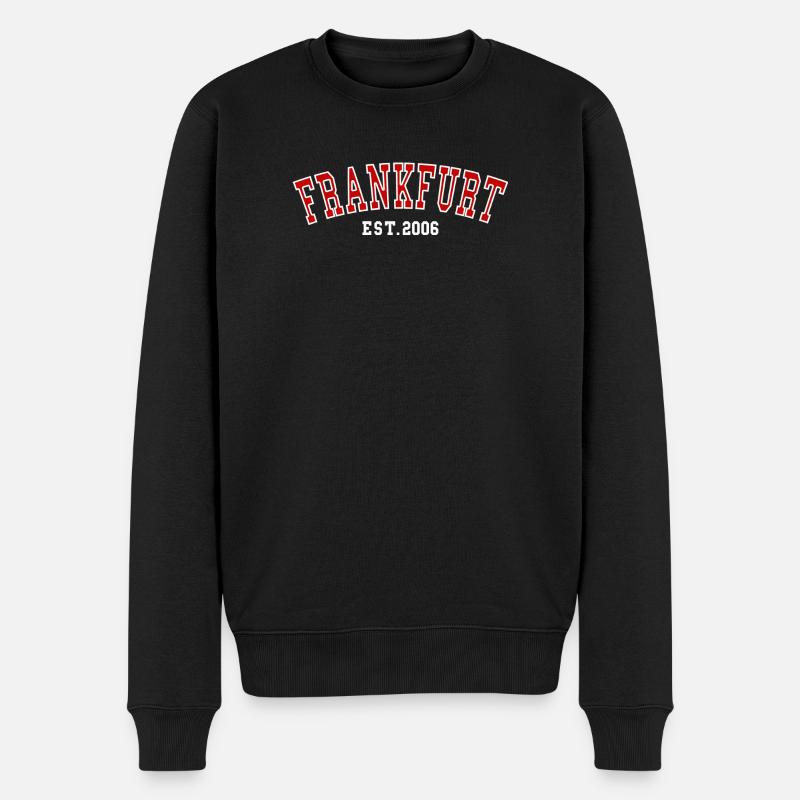 Frankfurt gegründet 2006 - Männer Premium Bio Pullover - Schwarz