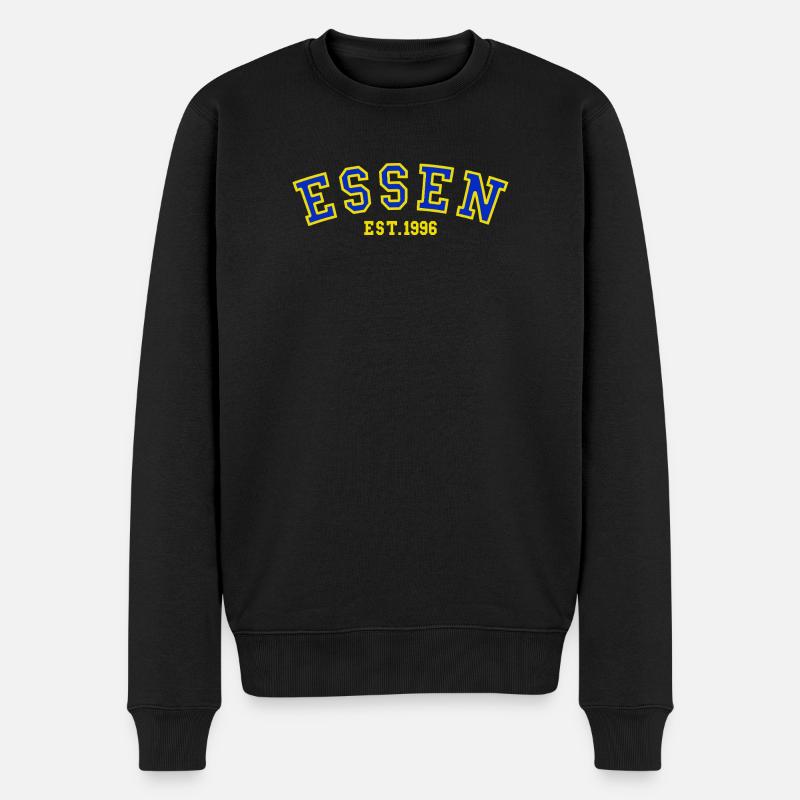 Essen gegründet 1996 - Männer Premium Bio Pullover - Schwarz