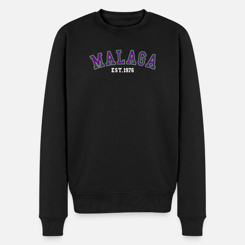 Malaga fondée en 1976 - Pull Premium bio Homme - noir
