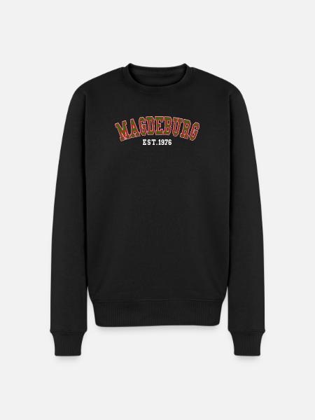 Magdeburg Est. 1976 - Men's Premium Organic Jumper - black