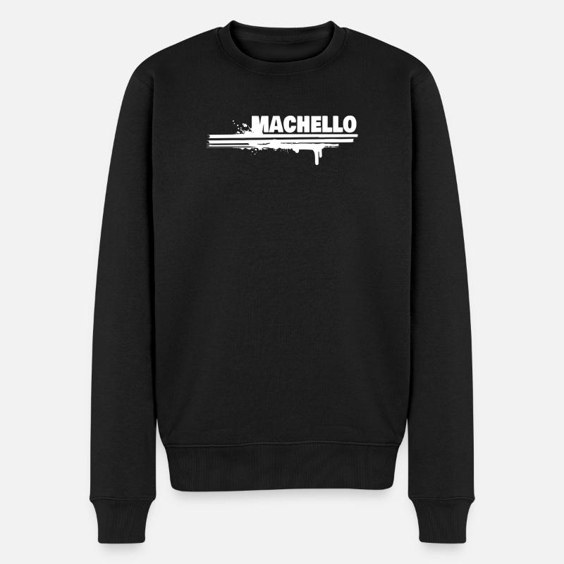 Cadeau pour Machello - Pull Premium bio Homme - noir